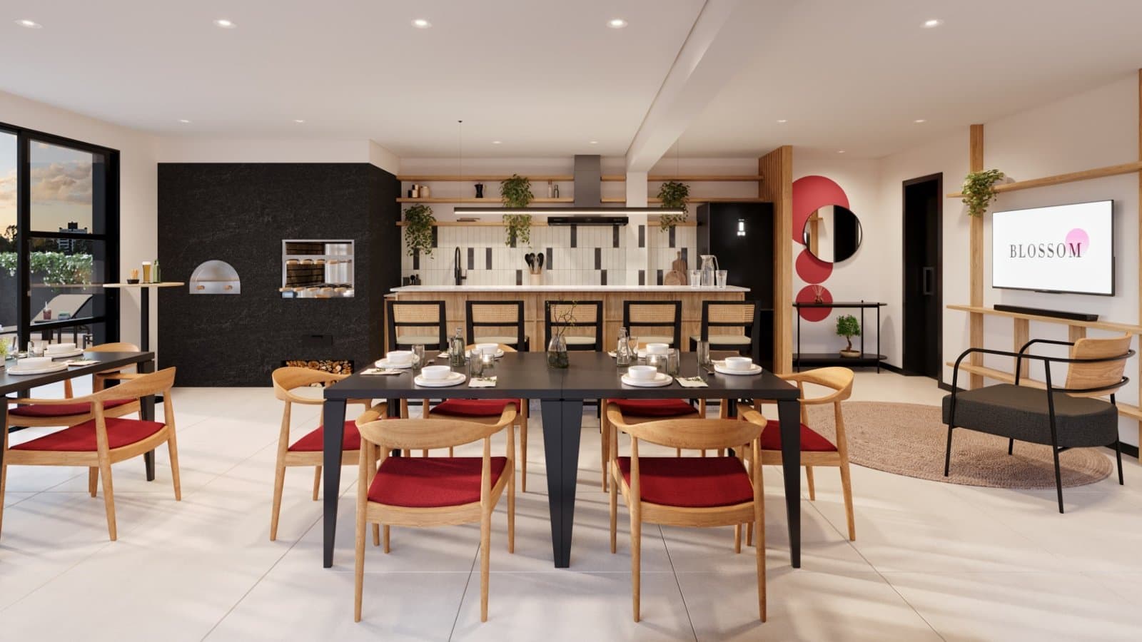 Espaço gourmet - Blossom Urban Habitat