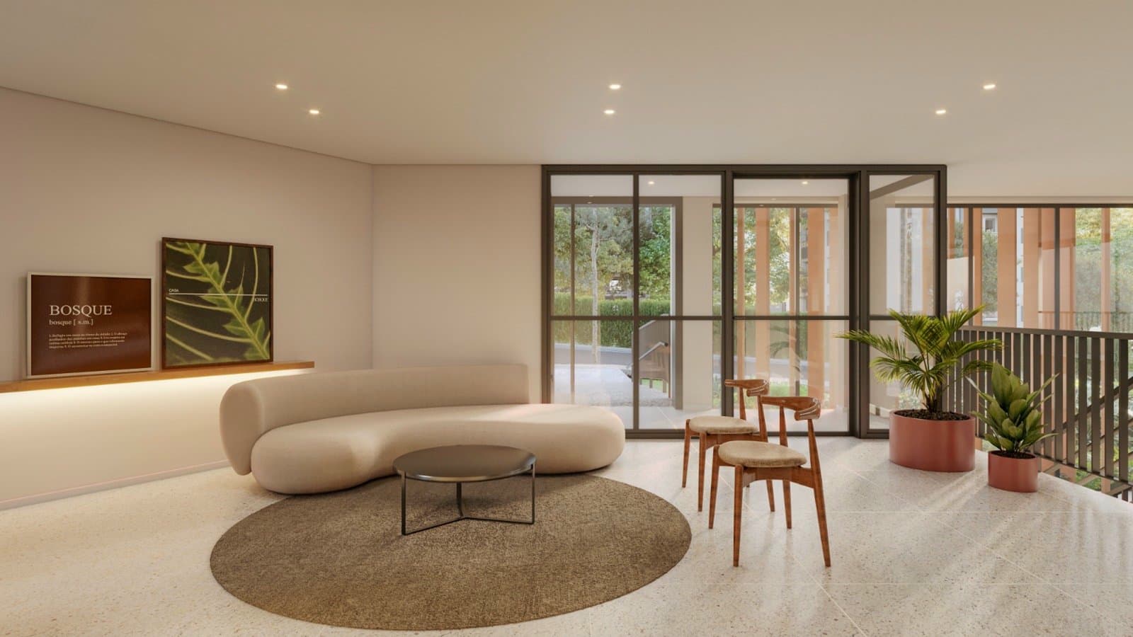 Hall de entrada - Bosque Hype Casa Nativa