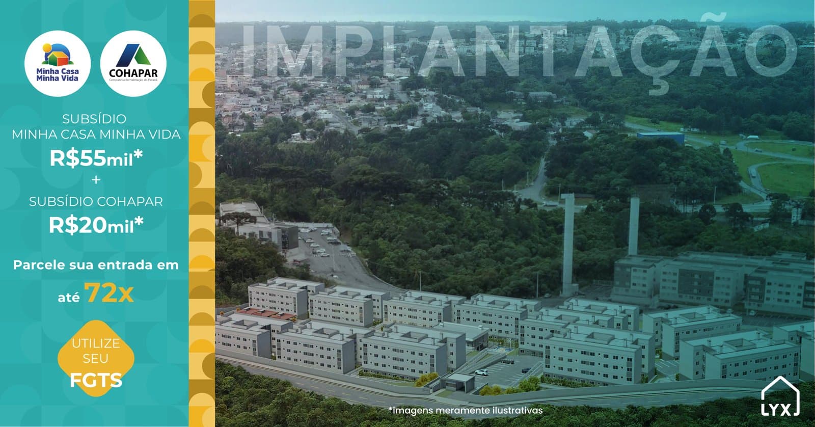 Implantacao aerea - Louisville