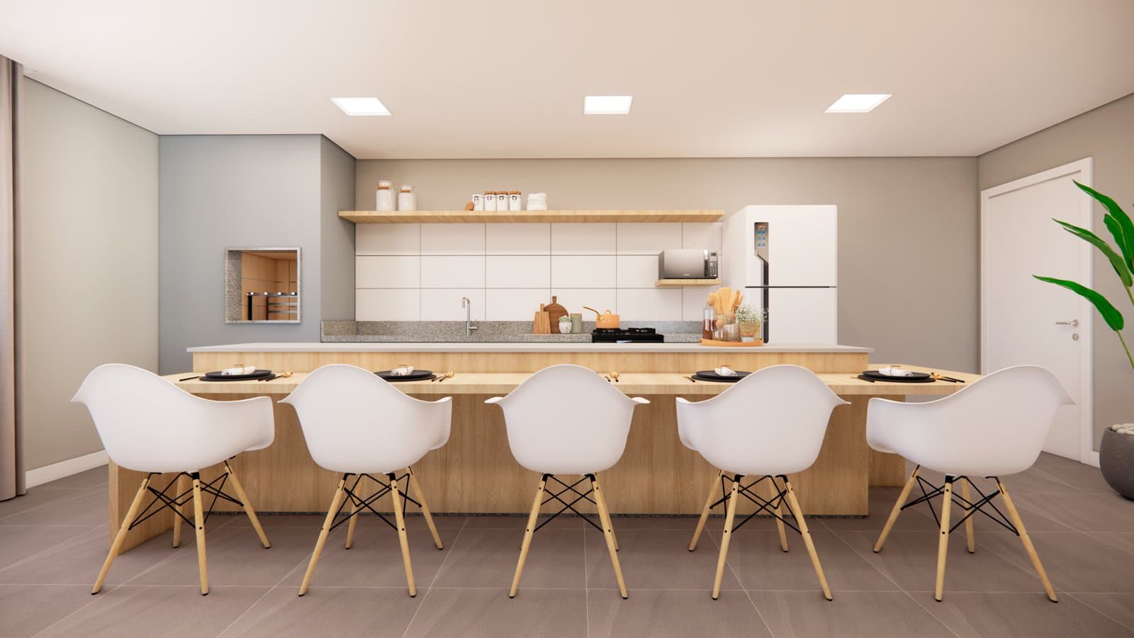 Espaço gourmet - Neo Garden