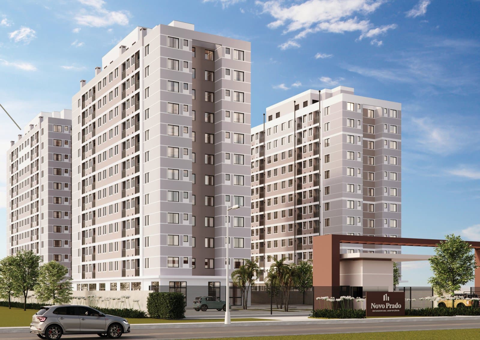 Fachada rua - Novo Prado Araucária