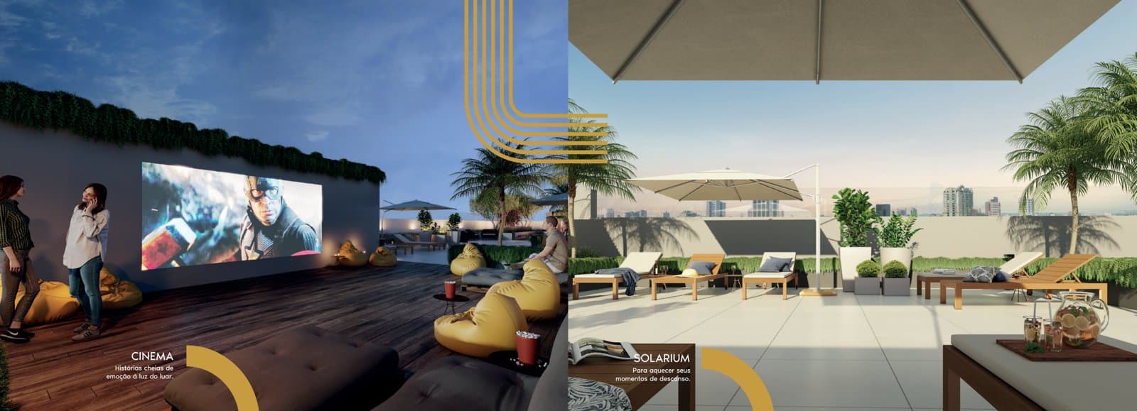 Cinema ao ar livre - Plus