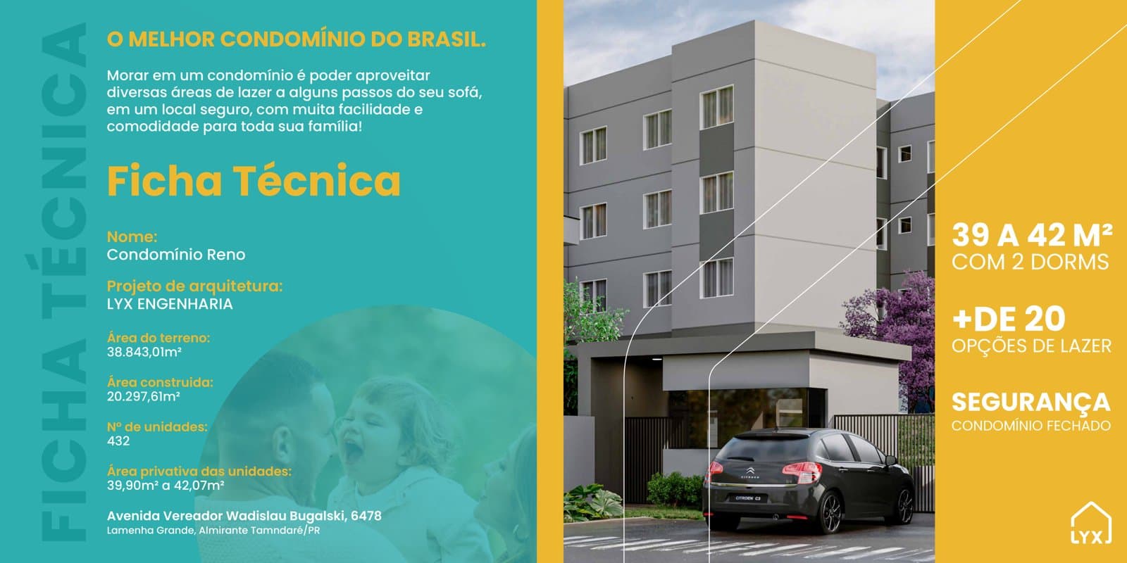 Fachada entrada - Reno