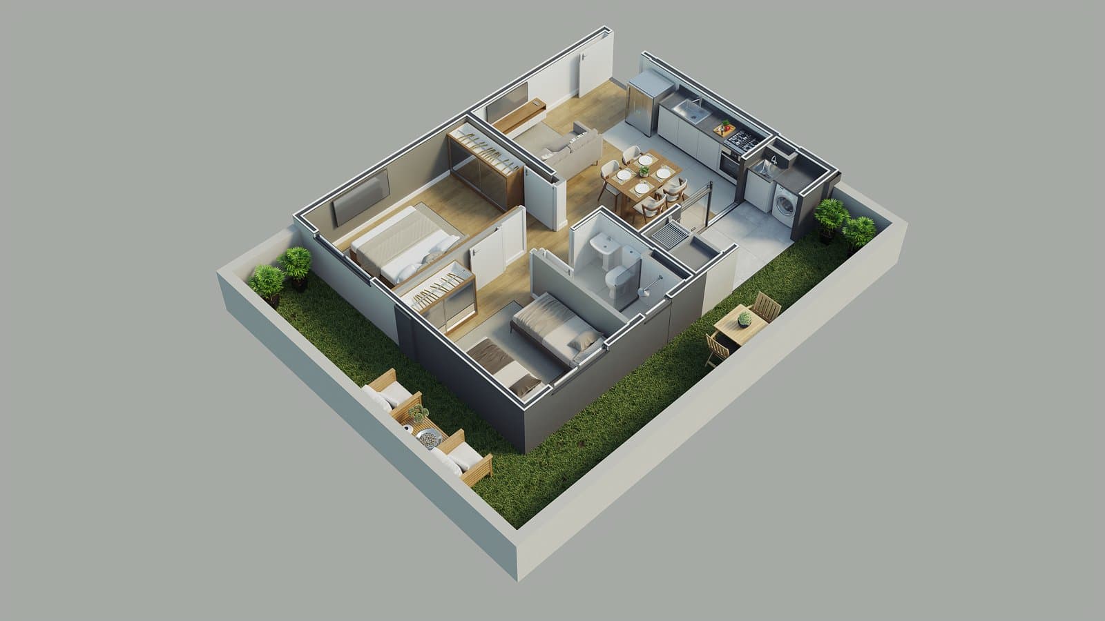 Planta de apartamento do Santa Chiara
