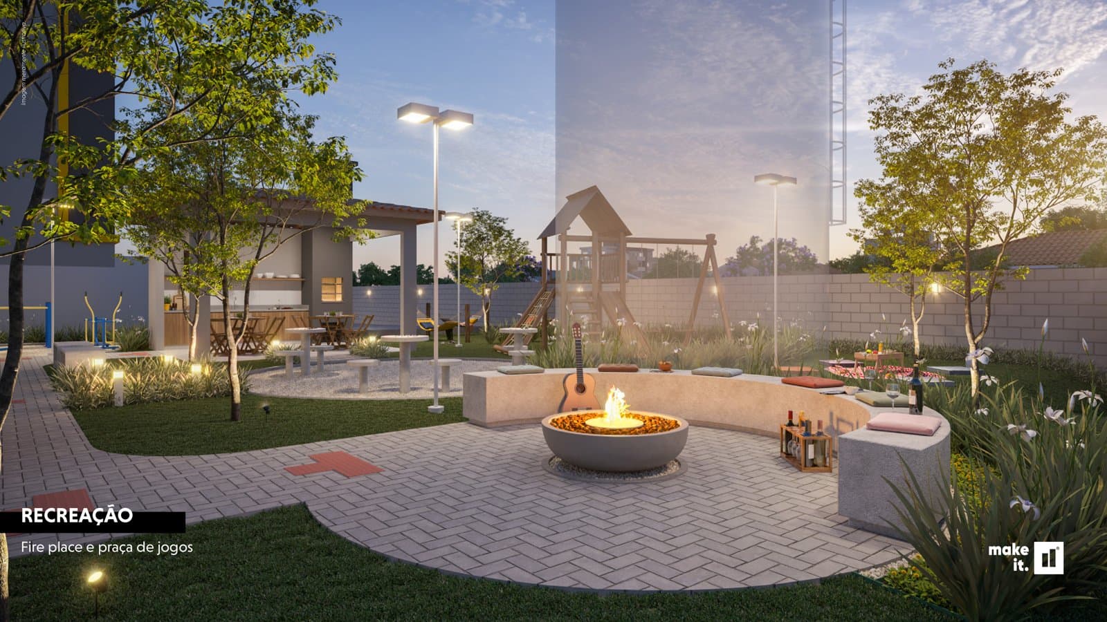 Recreacao fireplace - Uniq 570