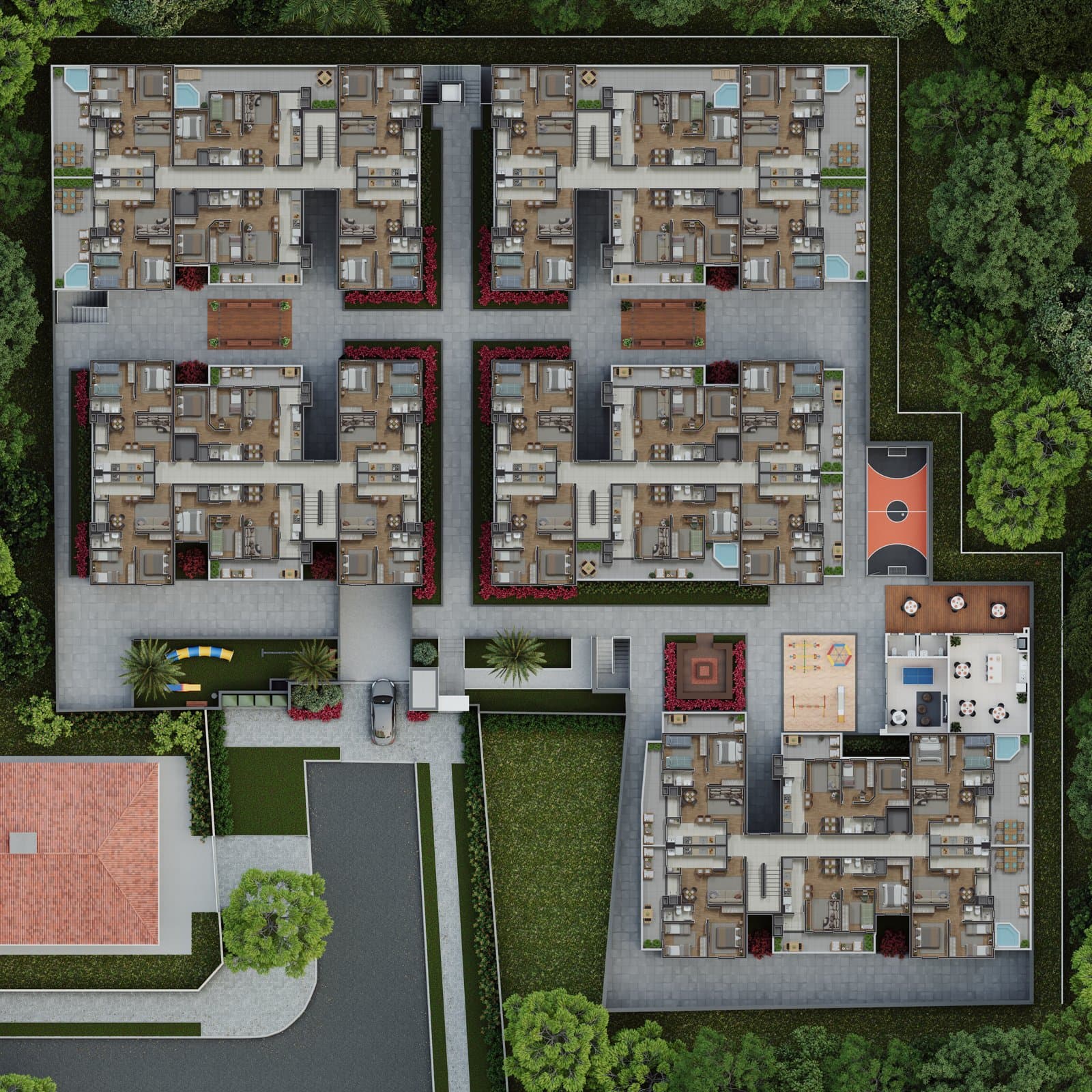 Planta de apartamento do Fellini