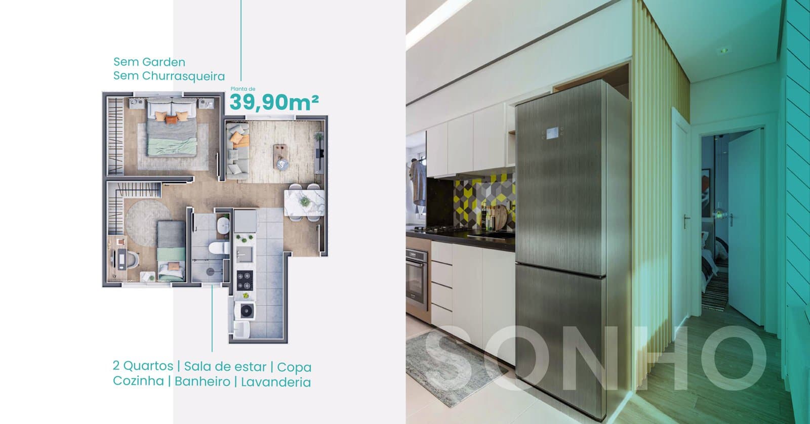 Planta de apartamento do Kentucky